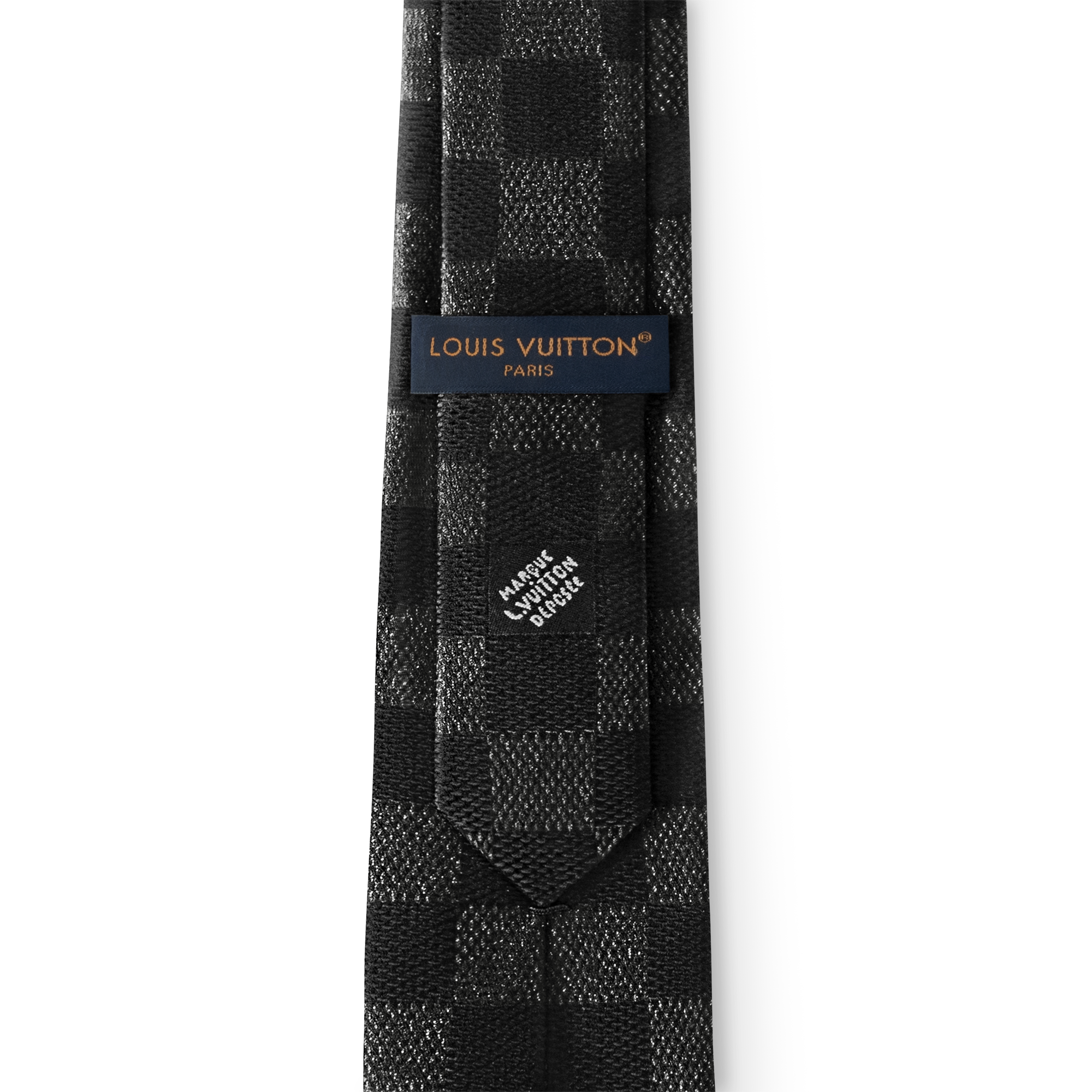 Men - Damier Evening Tie S00 Men Accessories Ties and Pocket Squares | LOUIS VUITTON (Product zoom)