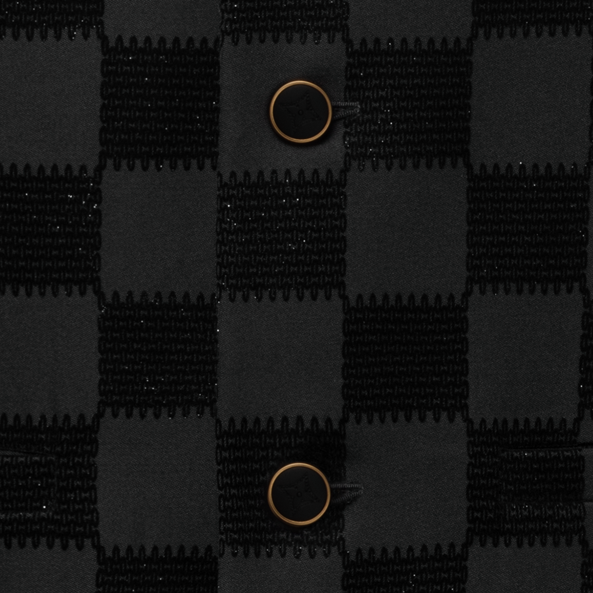 Men - Damier Flock Collarless Jacket  Men Ready-to-Wear Blazers and Jackets | LOUIS VUITTON (Product zoom)