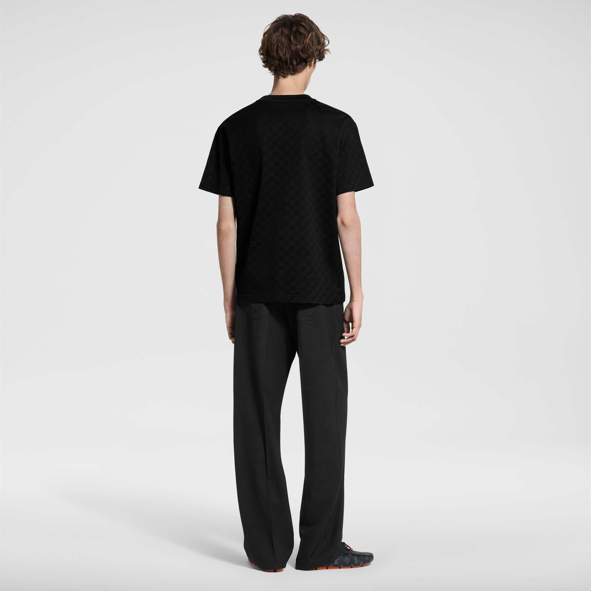 Men - Damier Signature T-Shirt  Men Ready-to-Wear T-Shirts and Polos | LOUIS VUITTON (Product zoom)