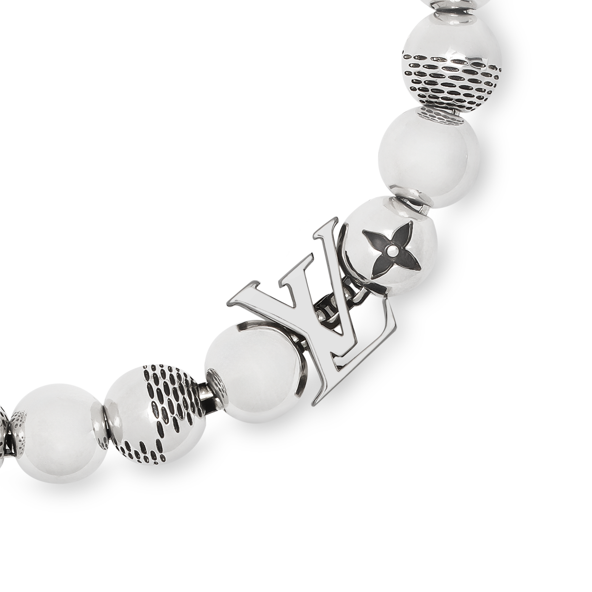 Men - Damier Staples Ball Bracelet S00 Men Fashion Jewellery Bracelets | LOUIS VUITTON (Product zoom)