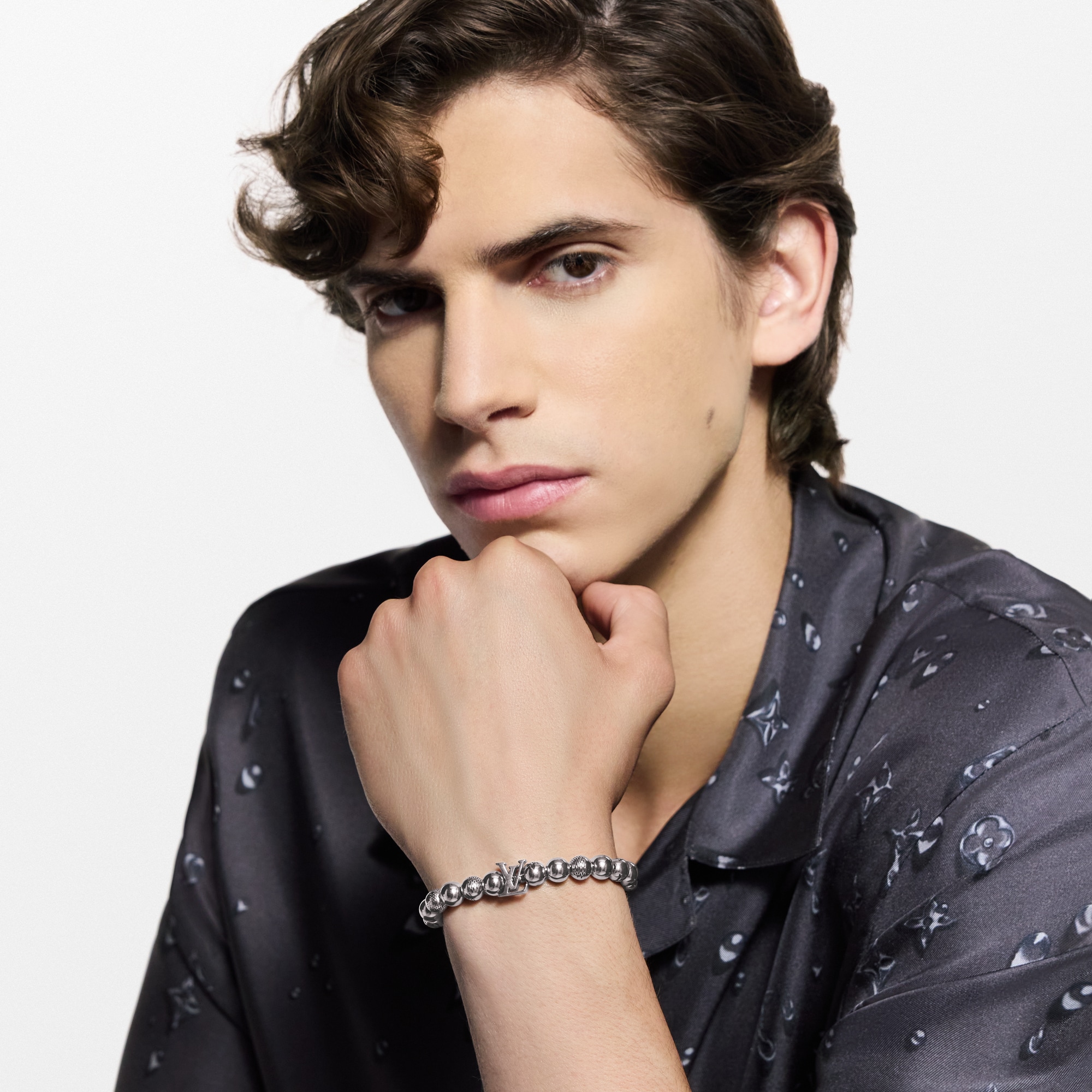 Men - Damier Staples Ball Bracelet S00 Men Fashion Jewellery Bracelets | LOUIS VUITTON (Product zoom)