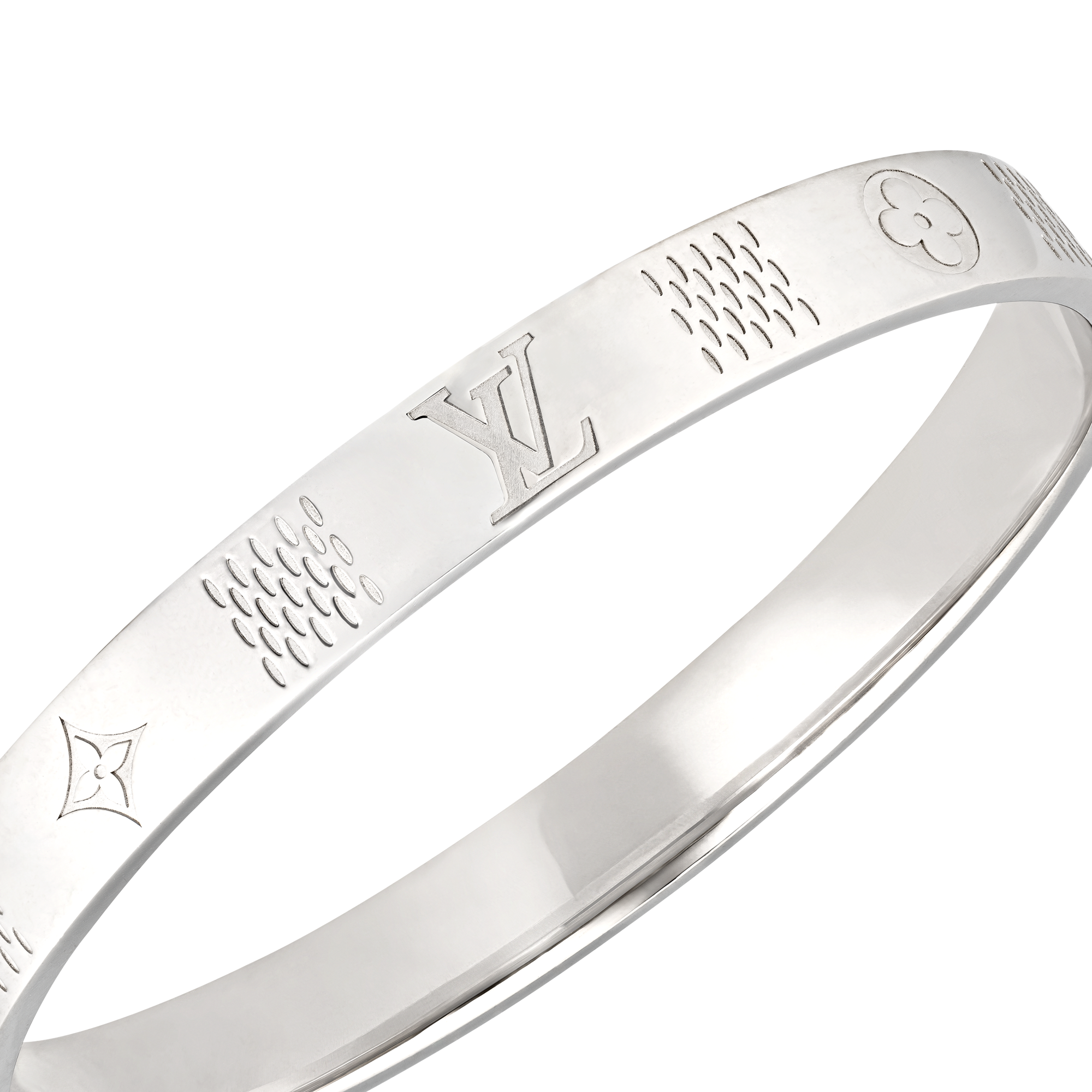 Men - Damier Staples Bangle S00 Men Fashion Jewellery Bracelets | LOUIS VUITTON (Product zoom)