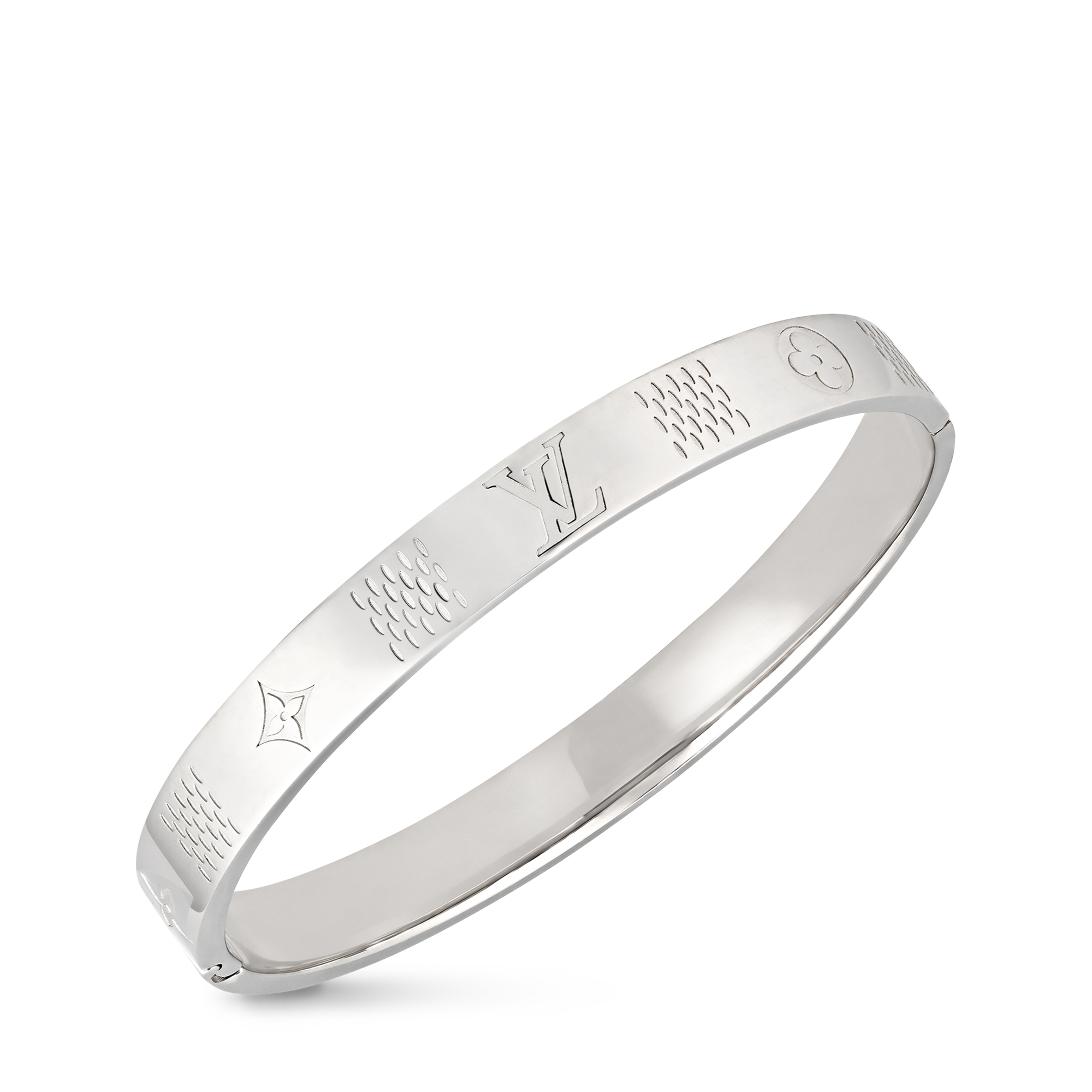 Men - Damier Staples Bangle S00 Men Fashion Jewellery Bracelets | LOUIS VUITTON (Product zoom)