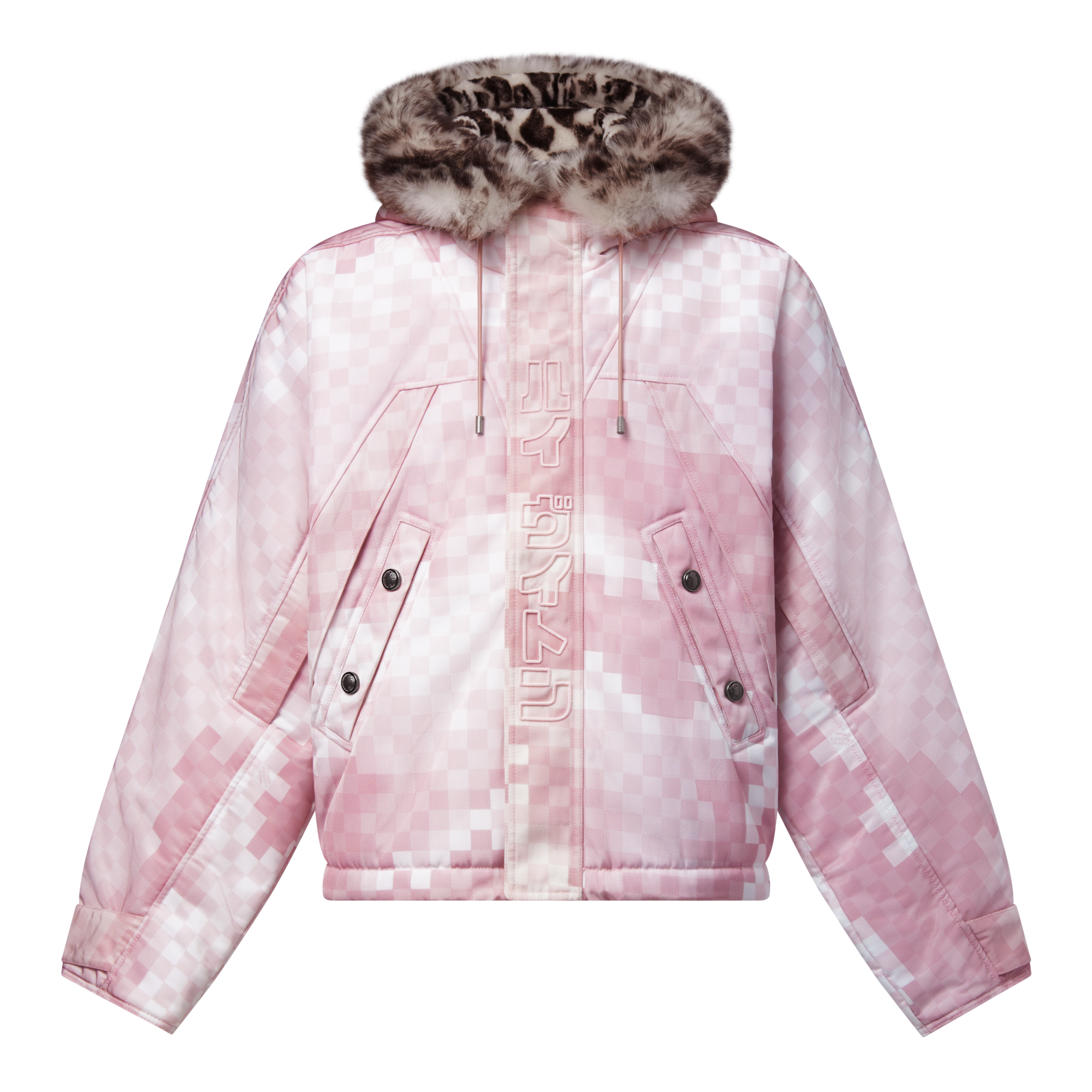 Men - Damoflage Printed Puffer Blouson  Men Ready-to-Wear Outerwear and Coats | LOUIS VUITTON (Product zoom)