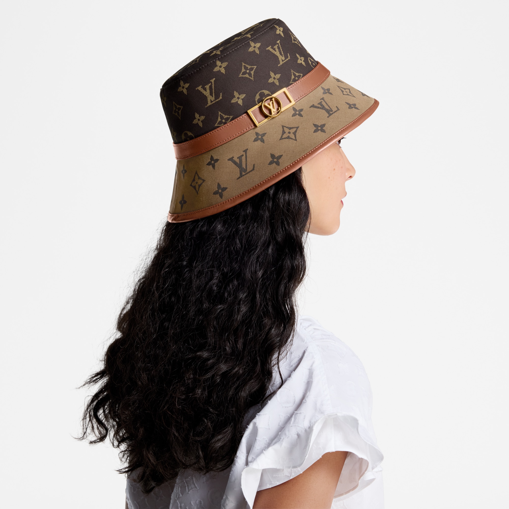 Women - Dauphine Bucket Hat S00 Women Accessories Hats & Caps | LOUIS VUITTON (Product zoom)