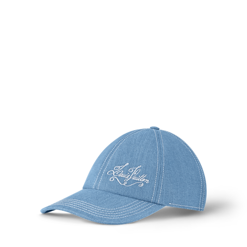 Men - Denim Cap S00 Men Accessories Hats, Beanies and Gloves | LOUIS VUITTON (Product zoom)