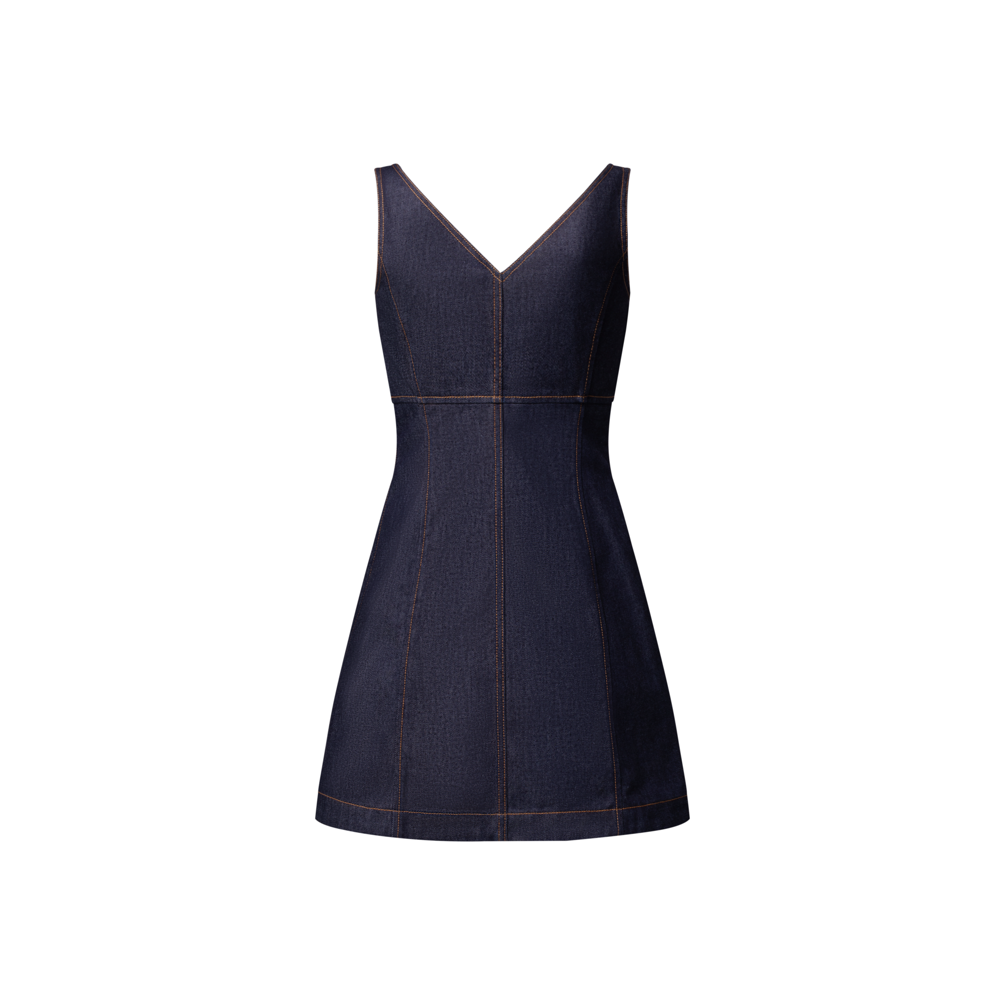 Women - Denim Mini Dress  Women Ready-to-Wear Dresses | LOUIS VUITTON (Product zoom)