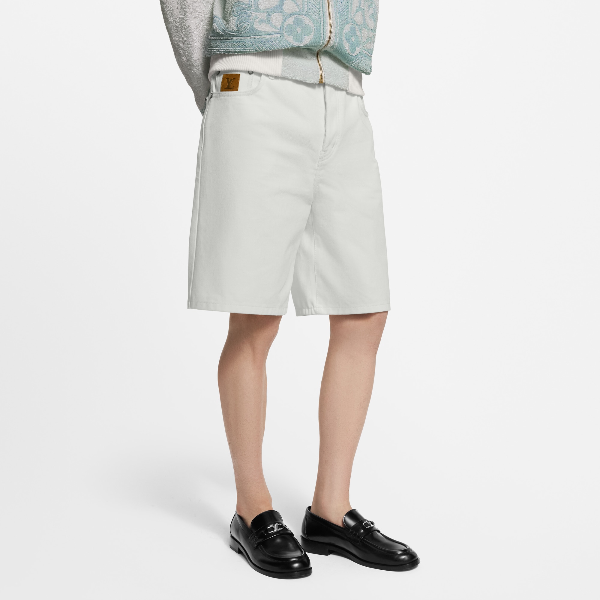 Men - Denim Shorts  Men Ready-to-Wear Denim Collection | LOUIS VUITTON (Product zoom)