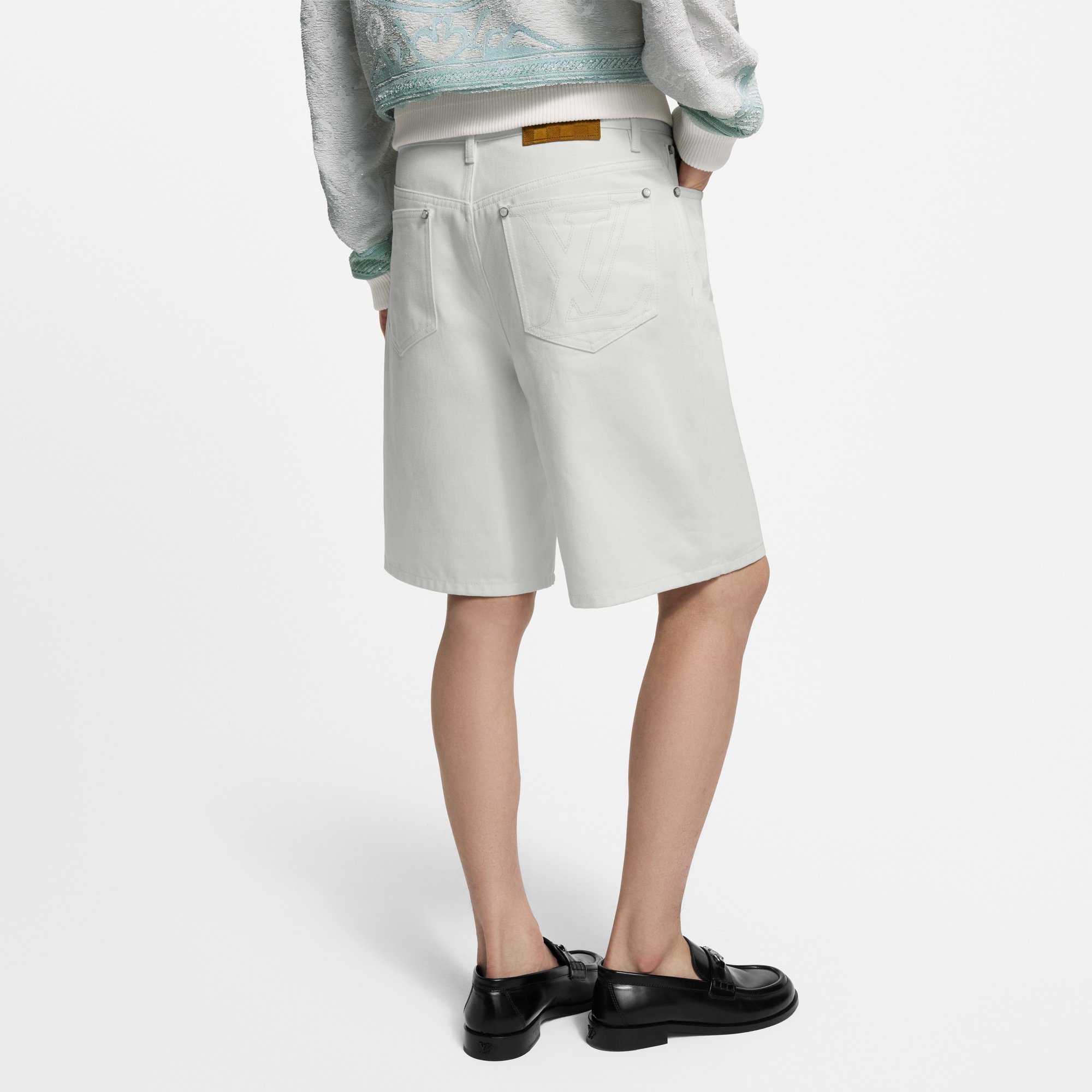 Men - Denim Shorts  Men Ready-to-Wear Denim Collection | LOUIS VUITTON (Product zoom)