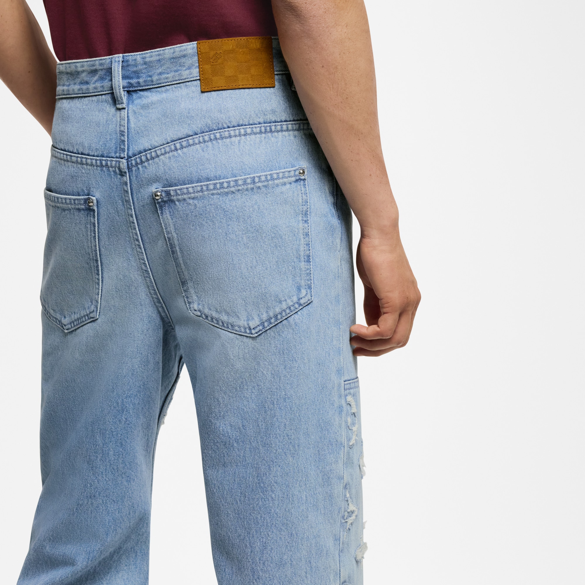 Men - Denim Skate Jeans  Men Ready-to-Wear Denim Collection | LOUIS VUITTON (Product zoom)