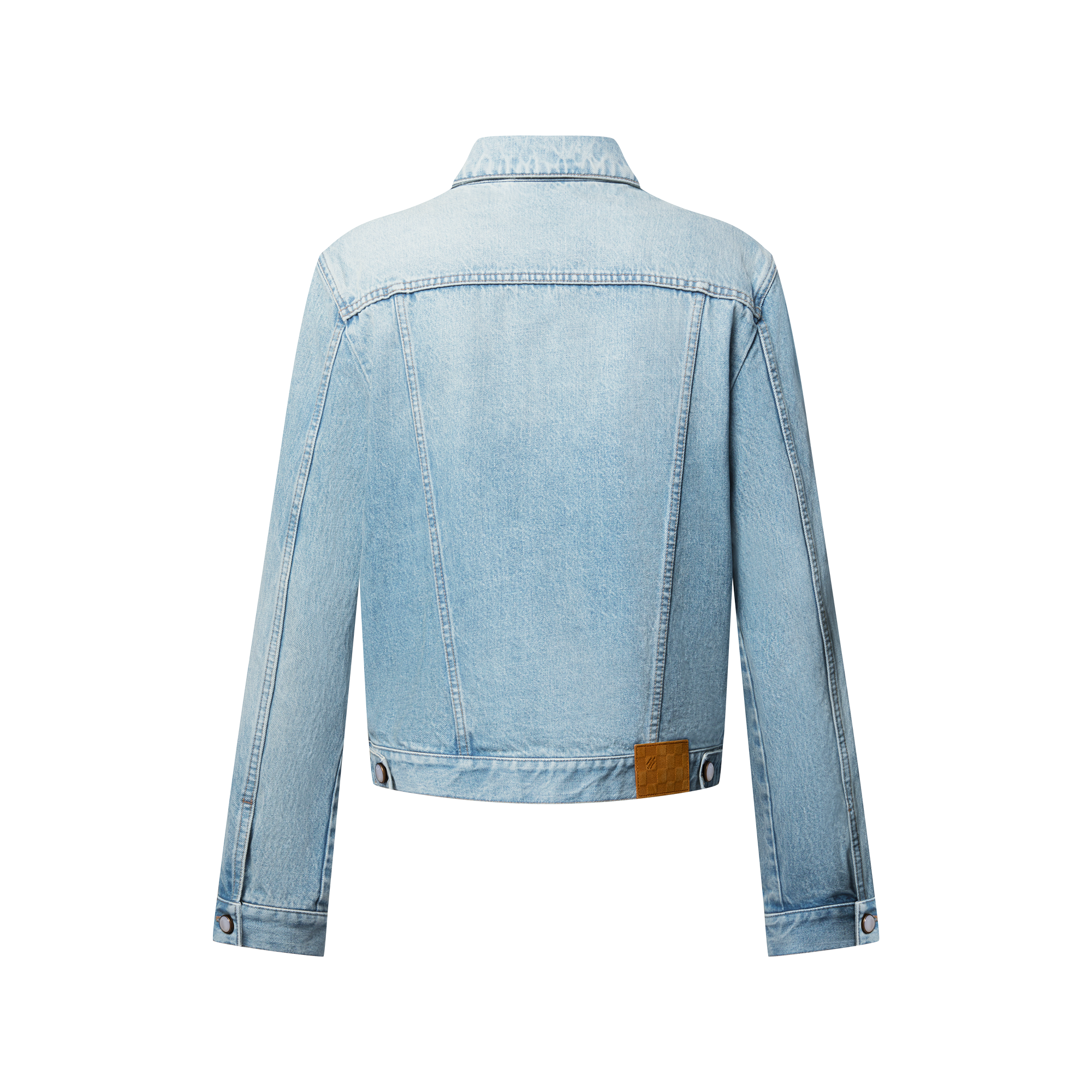 Men - Denim Trucker Jacket  Men Ready-to-Wear All Ready-to-Wear | LOUIS VUITTON (Product zoom)