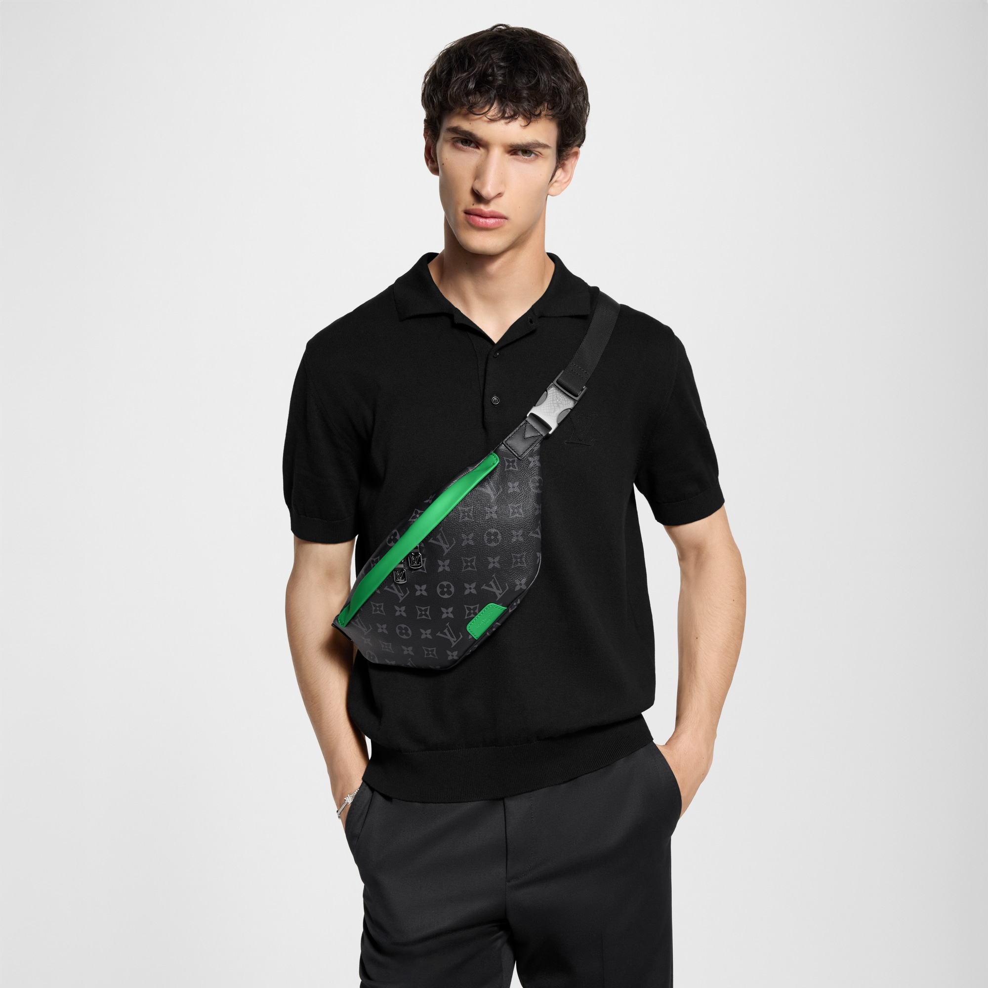 Bags and Small Leather Goods - Discovery Bumbag Monogram Eclipse Bags and Small Leather Goods Men