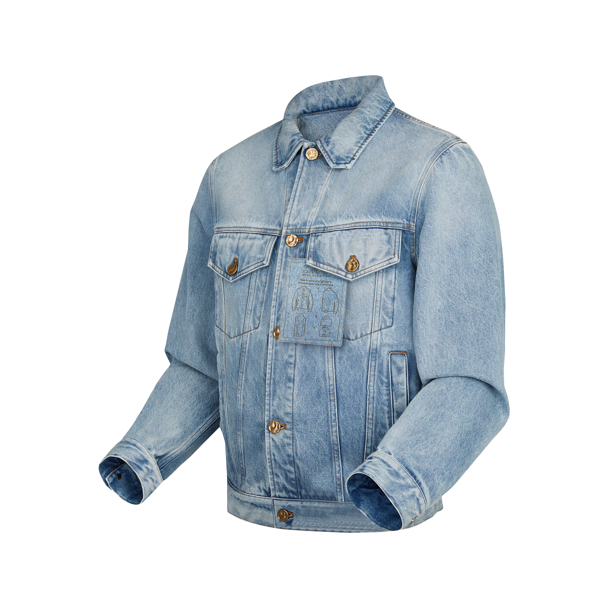 Men - DNA Denim Jacket  Men Ready-to-Wear All Ready-to-Wear | LOUIS VUITTON (Product zoom)