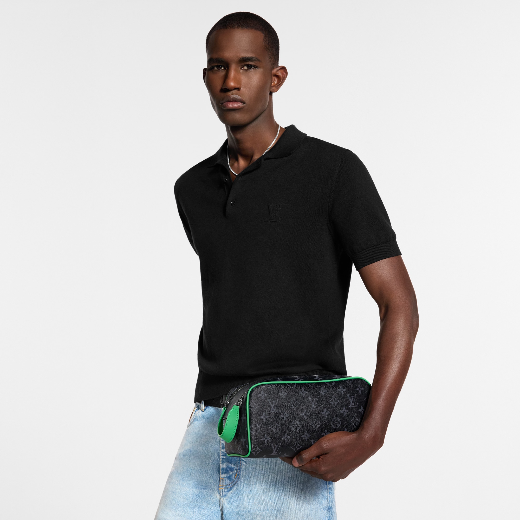 Men - Dopp Kit Toiletry Pouch Monogram Eclipse Canvas Men Travel Travel Accessories and Organisers | LOUIS VUITTON (Product zoom)