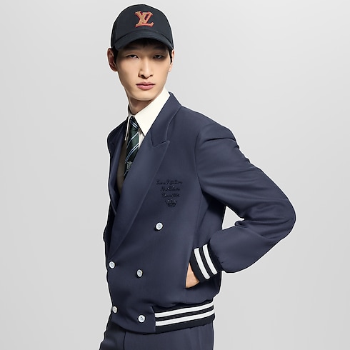 Men - Double-Breasted Blazer Men Ready-to-Wear Blazers and Jackets | LOUIS VUITTON (Product zoom)