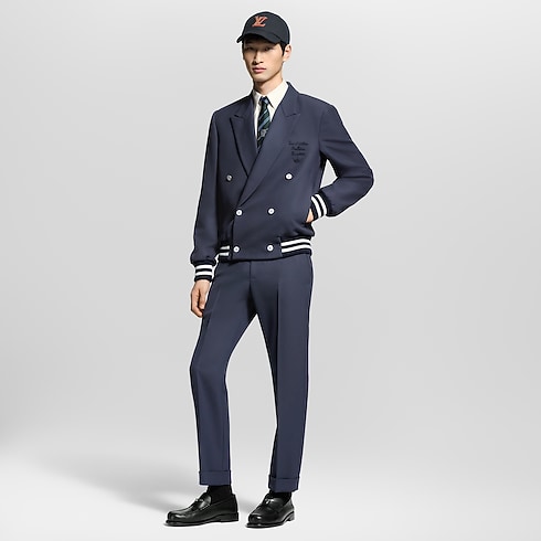 Men - Double-Breasted Blazer Men Ready-to-Wear Blazers and Jackets | LOUIS VUITTON (Product zoom)