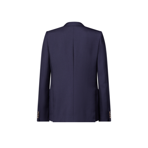 Men - Double-Breasted Mohair Jacket Men Ready-to-Wear Blazers and Jackets | LOUIS VUITTON (Product zoom)