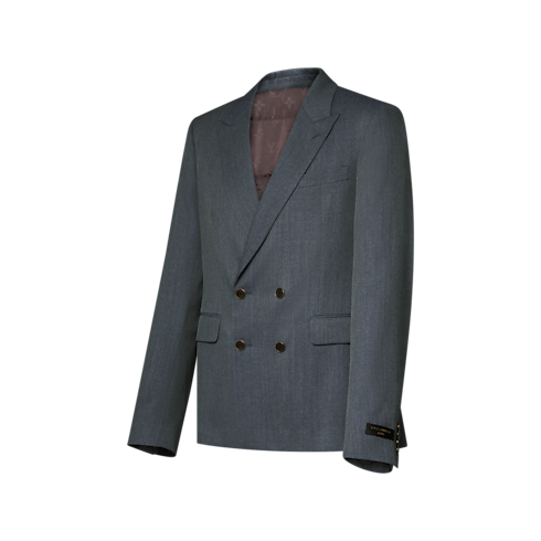 Double-Breasted Peak Lapel Jacket side view