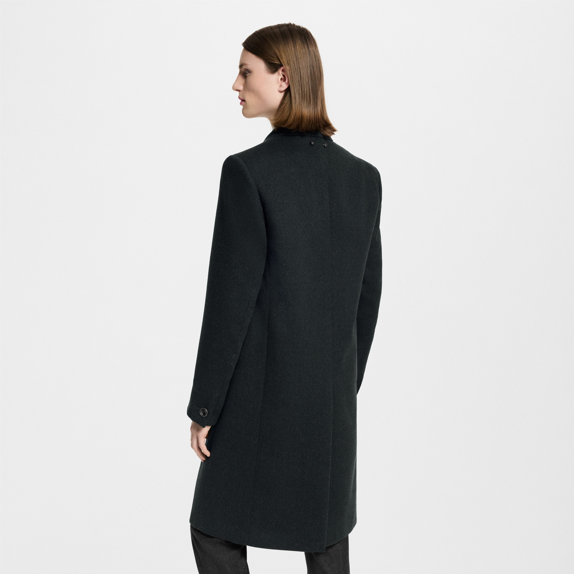 Men - Double-Breasted Tailored Coat  Men Ready-to-Wear Outerwear and Coats | LOUIS VUITTON (Product zoom)