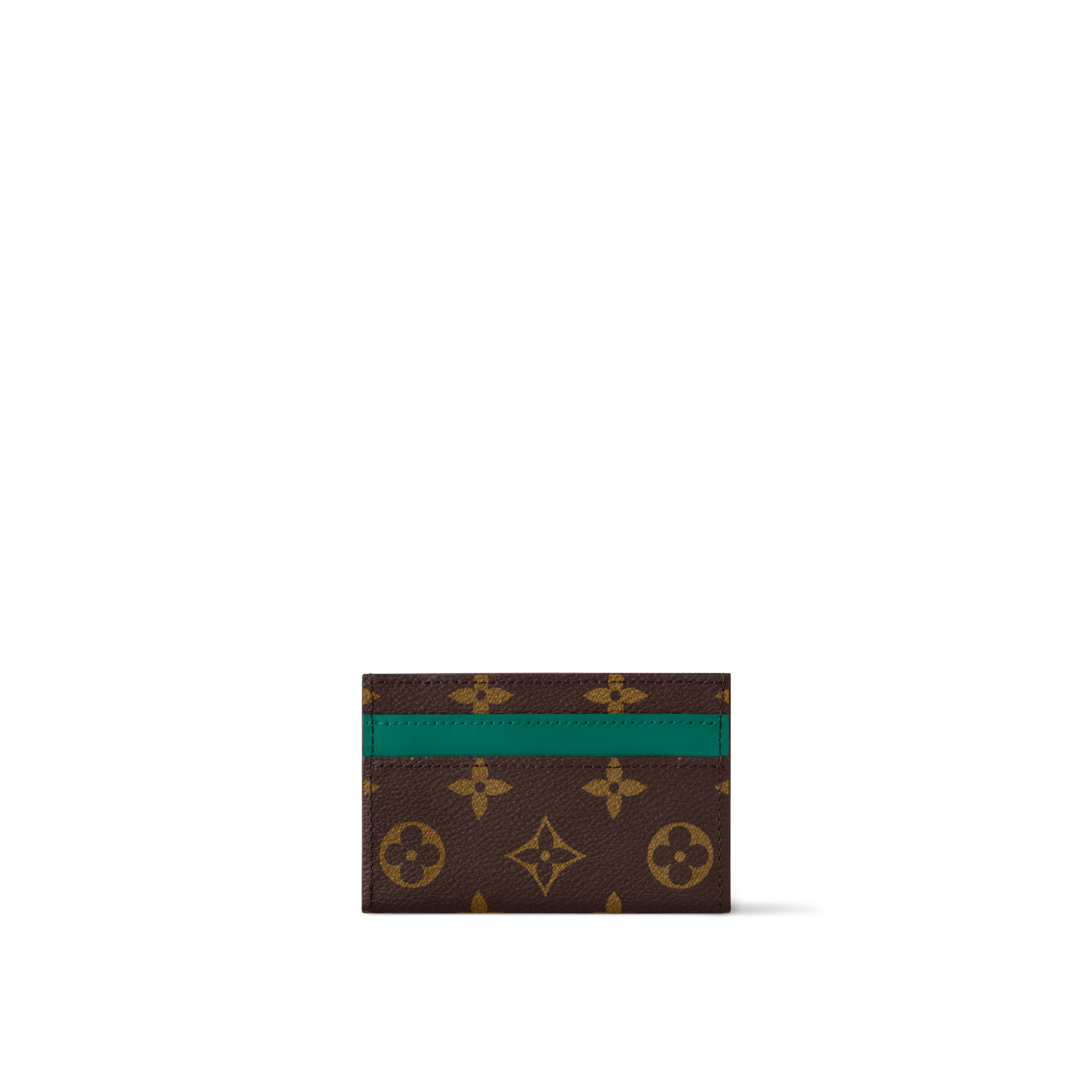 Women - Double Card Holder Monogram Macassar Canvas Women Wallets and Small Leather Goods New In | LOUIS VUITTON (Product zoom)