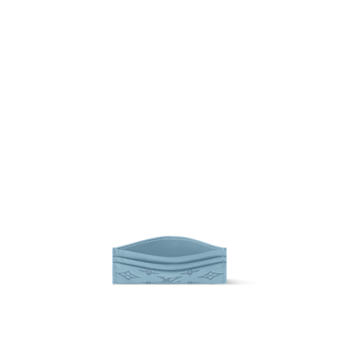 Bags and Small Leather Goods - Double Card Holder Monogram Shadow Leather Bags and Small Leather Goods Men's Small Leather Goods Card Holders | LOUIS VUITTON (Product zoom)