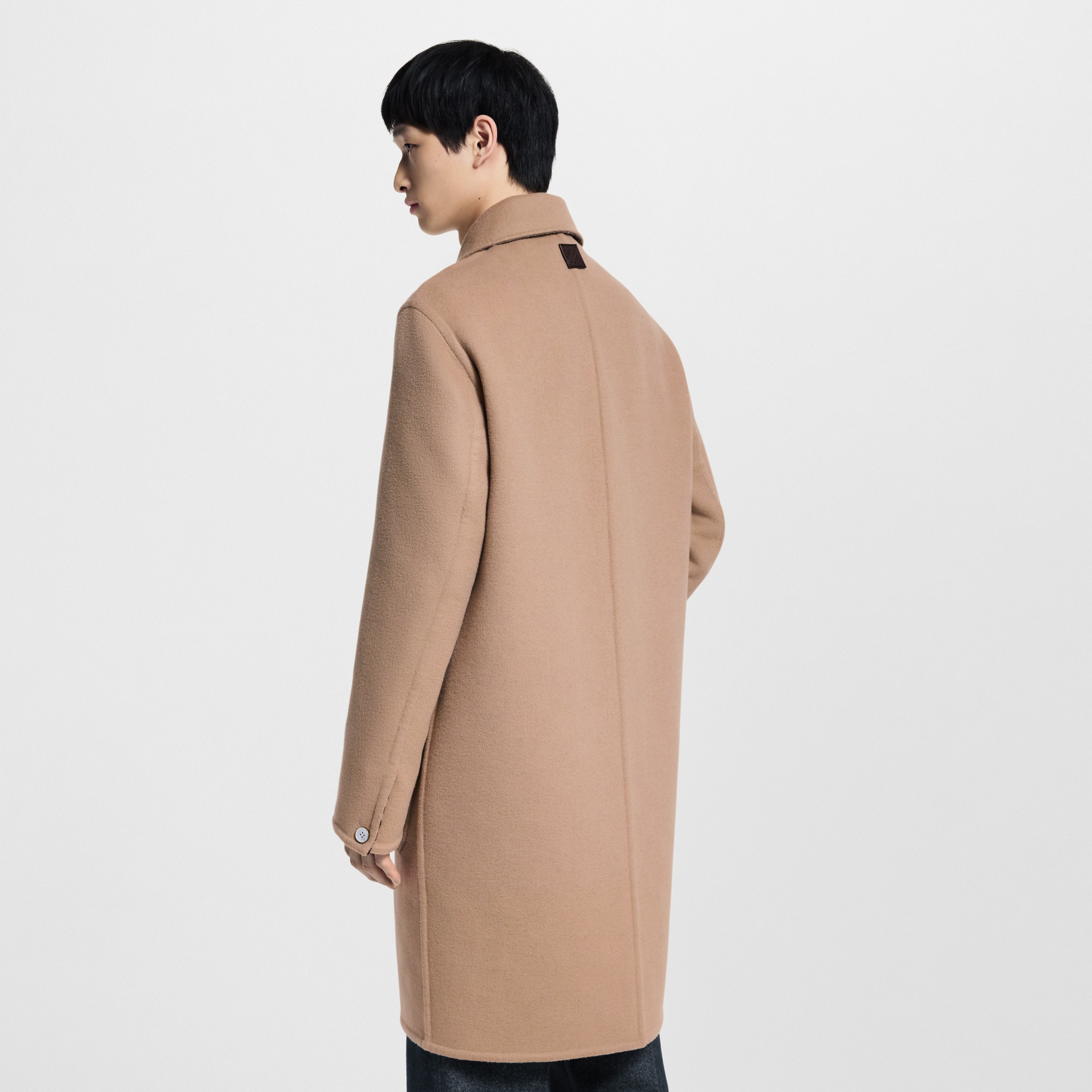 Men - Double Face Car Coat With Signature Pocket  Men Ready-to-Wear Outerwear and Coats | LOUIS VUITTON (Product zoom)