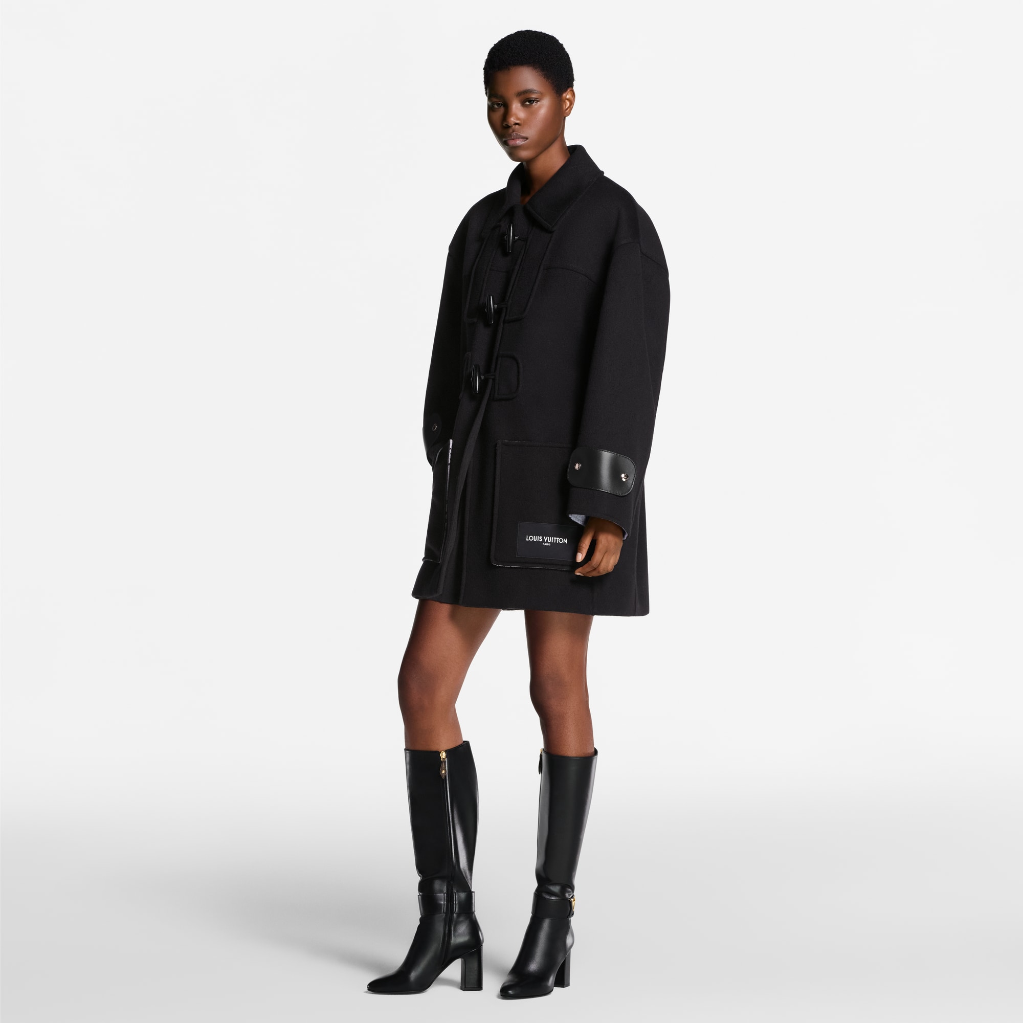 Women - Double-Face Duffle Coat  Women Ready-to-Wear Coats and Jackets | LOUIS VUITTON (Product zoom)
