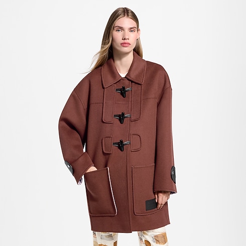 Women - Double Face Duffle Coat Women Ready-to-Wear Coats and Jackets | LOUIS VUITTON (Product zoom)