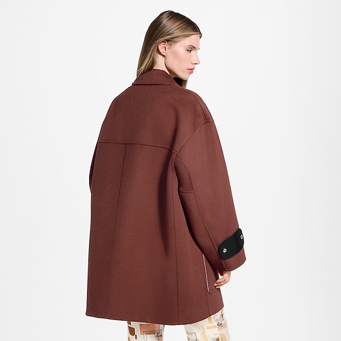 Women - Double Face Duffle Coat Women Ready-to-Wear Coats and Jackets | LOUIS VUITTON (Product zoom)