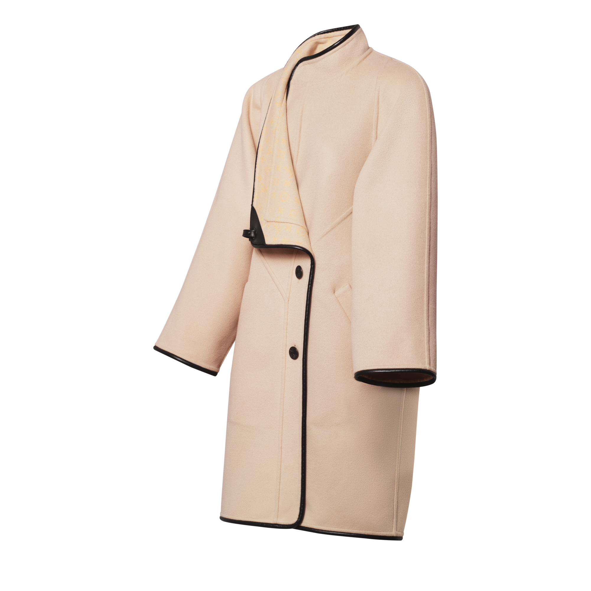Women - Double Face Long Clip Front Coat  Women Ready-to-Wear Coats and Jackets | LOUIS VUITTON (Product zoom)