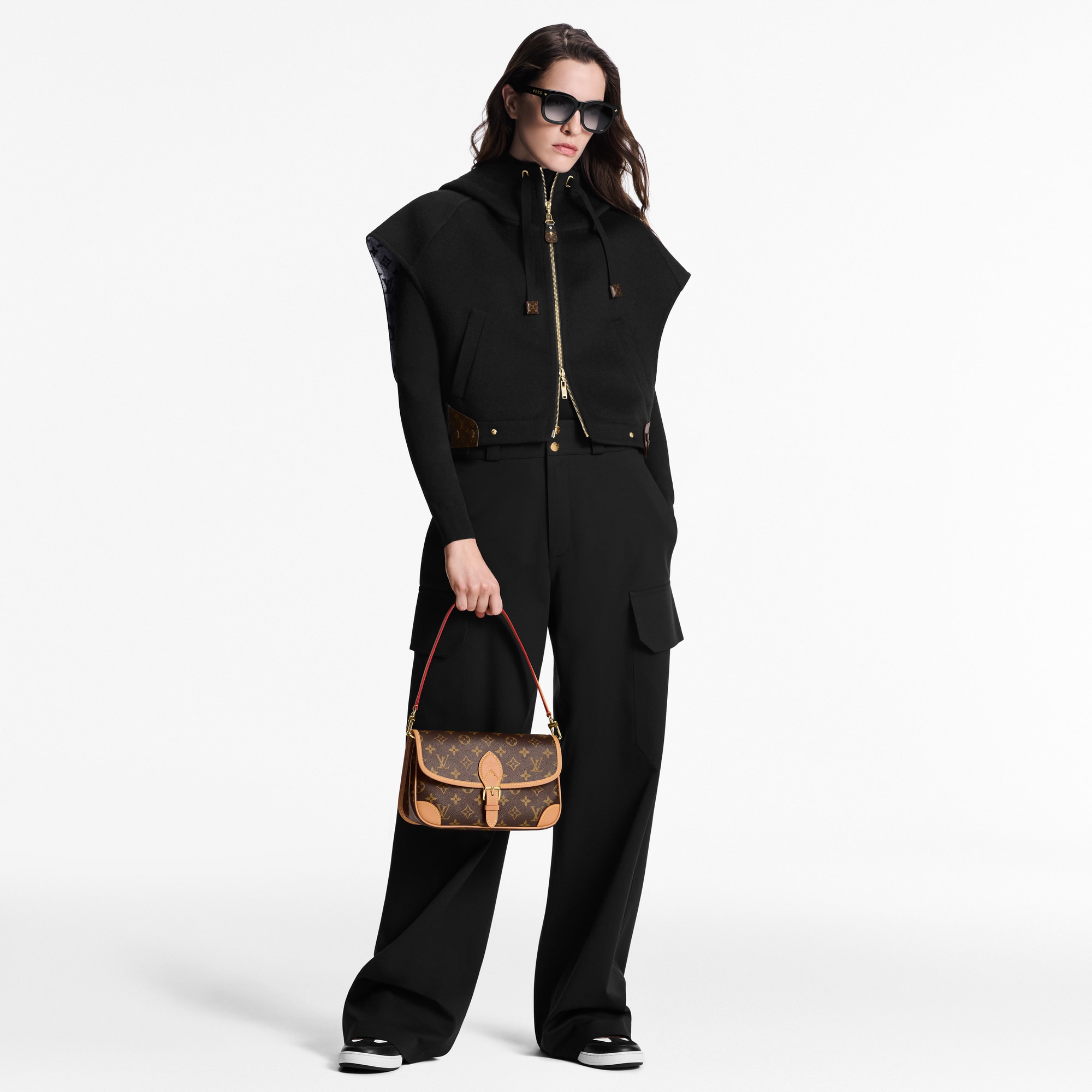 Women - Double Face Open Arm Jacket  Women Ready-to-Wear Coats and Jackets | LOUIS VUITTON (Product zoom)