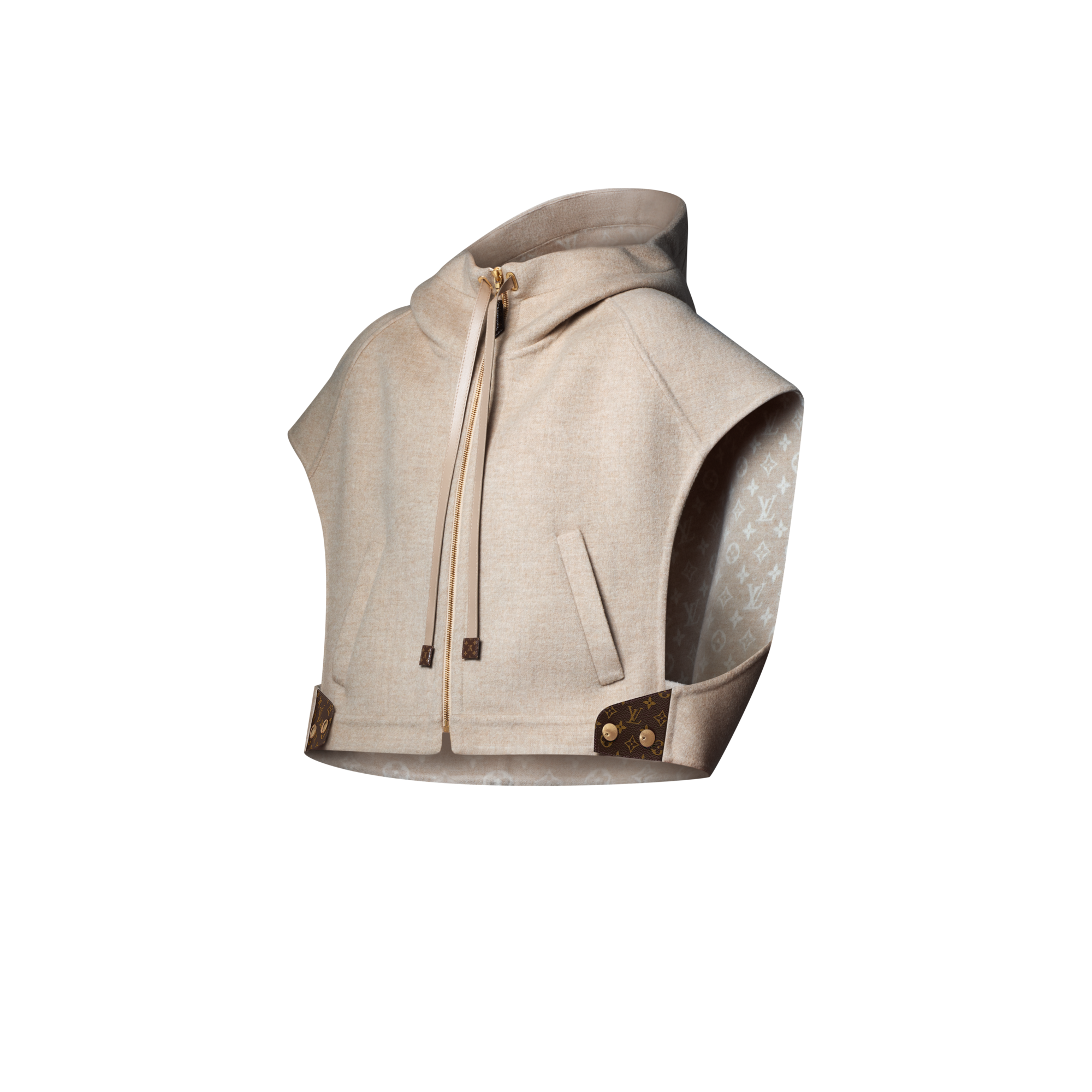 Women - Double Face Open-Arm Jacket  Women Ready-to-Wear Coats and Jackets | LOUIS VUITTON (Product zoom)