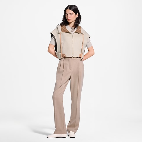 Women - Double Face Open-Arm Jacket Women Ready-to-Wear Coats and Jackets | LOUIS VUITTON (Product zoom)
