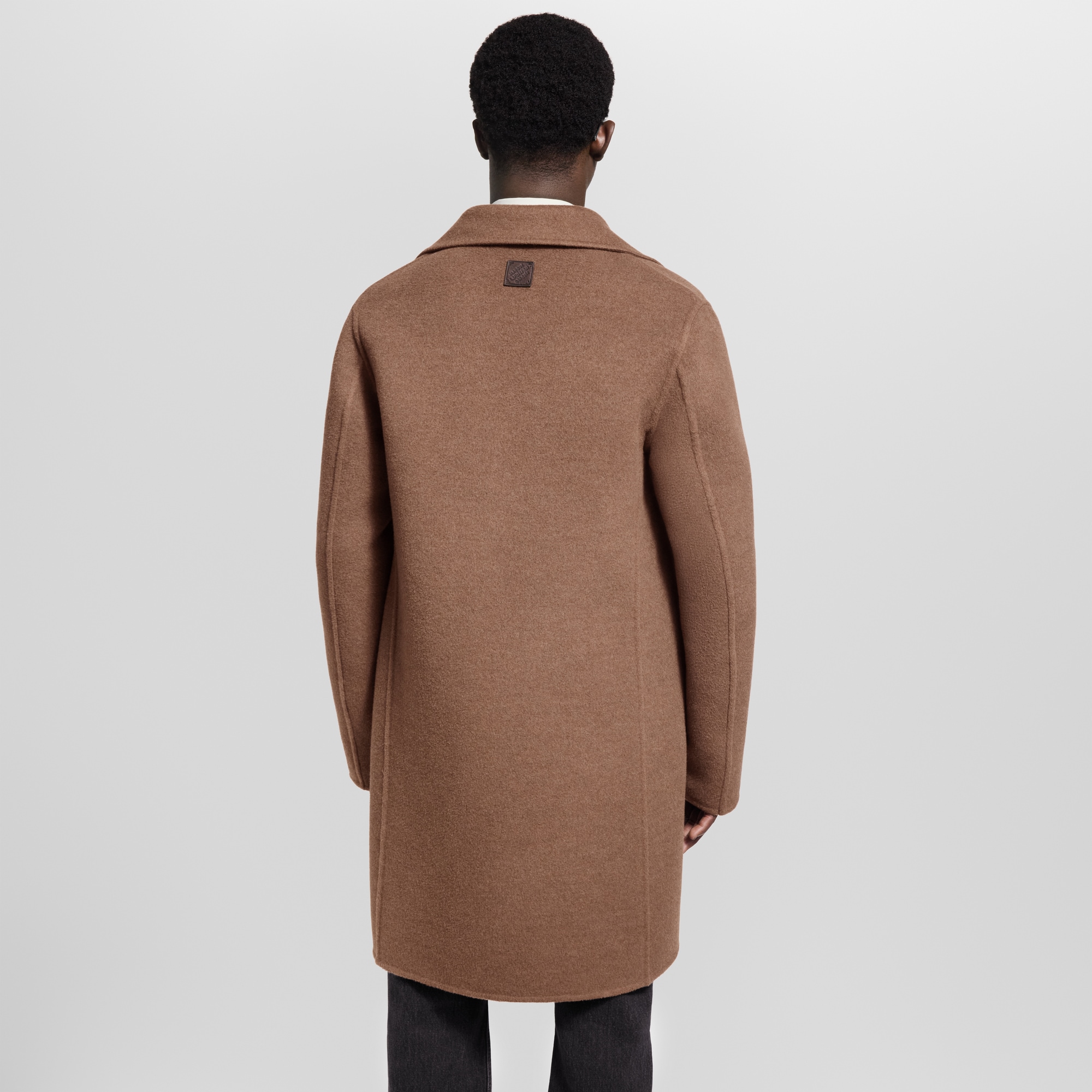 Men - Double Face Relaxed Coat  Men Ready-to-Wear Outerwear and Coats | LOUIS VUITTON (Product zoom)