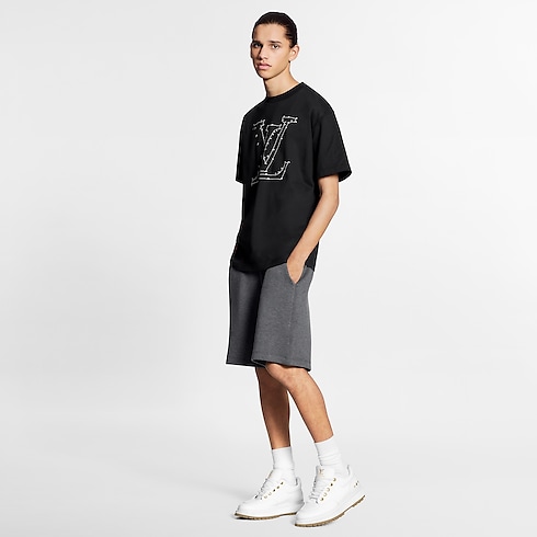 Men - Double-Face Travel Shorts Men Ready-to-Wear Trousers | LOUIS VUITTON (Product zoom)