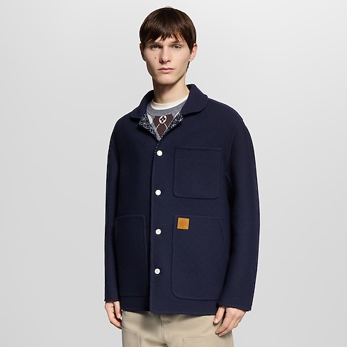 Men - Double Face Workwear Blouson Men Ready-to-Wear Outerwear and Coats | LOUIS VUITTON (Product zoom)
