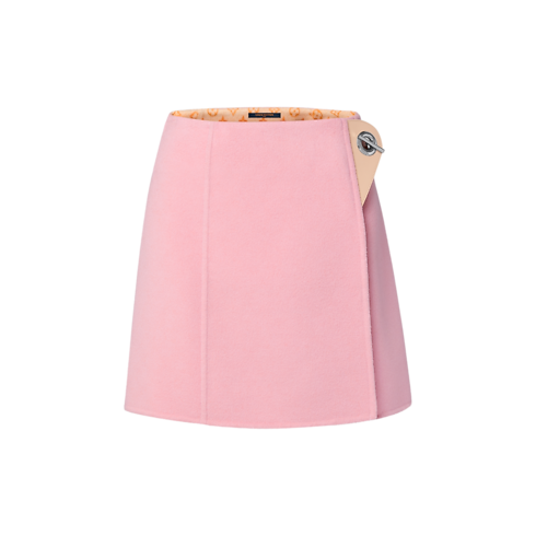 Women - Double Face Wrap Skirt Women Ready-to-Wear Skirts and Shorts | LOUIS VUITTON (Product zoom)