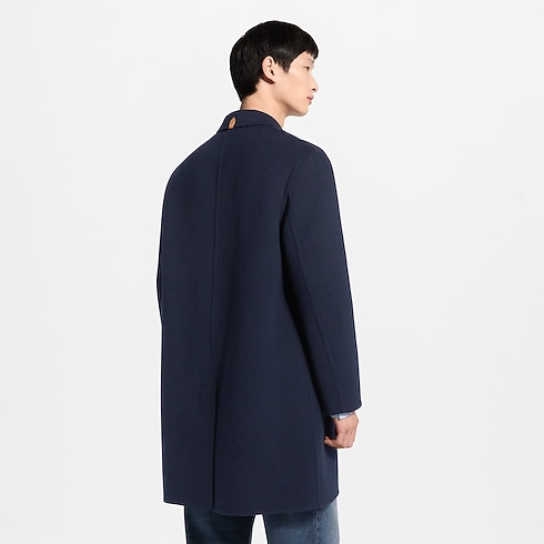 Men - Double-Faced Cashmere Coat Men Ready-to-Wear All Ready-to-Wear | LOUIS VUITTON (Product zoom)