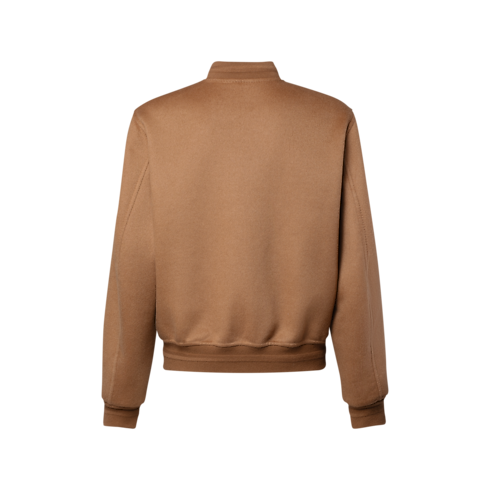 Men - Double-Faced Cashmere Vicuna Bomber Men Ready-to-Wear All Ready-to-Wear | LOUIS VUITTON (Product zoom)