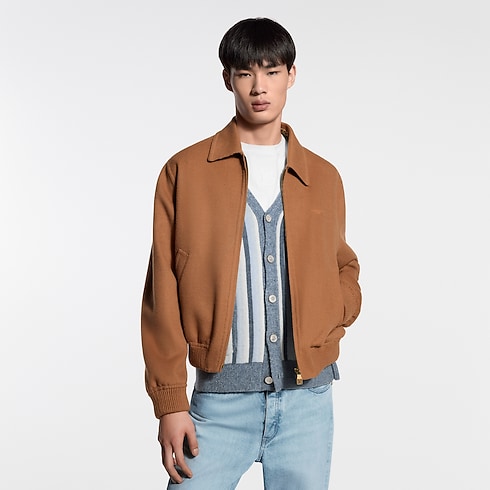 Men - Double-Faced Wool Blouson Men Ready-to-Wear Outerwear and Coats | LOUIS VUITTON (Product zoom)