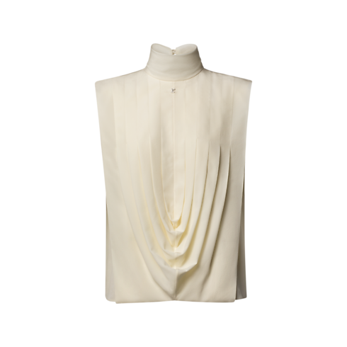Women - Drape Front Top Women Ready-to-Wear Tops and Shirts | LOUIS VUITTON (Product zoom)