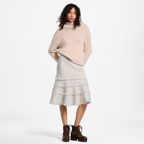 Women - Draped Collar Jumper Women Ready-to-Wear Knitwear | LOUIS VUITTON (Product zoom)