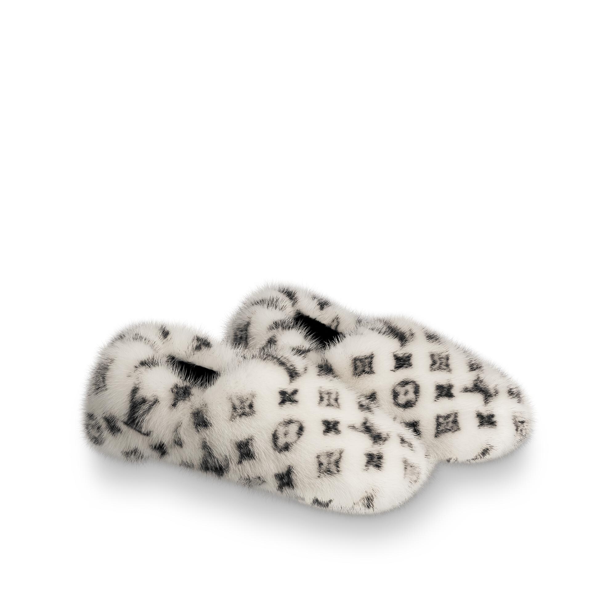 louis vuitton fur loafers