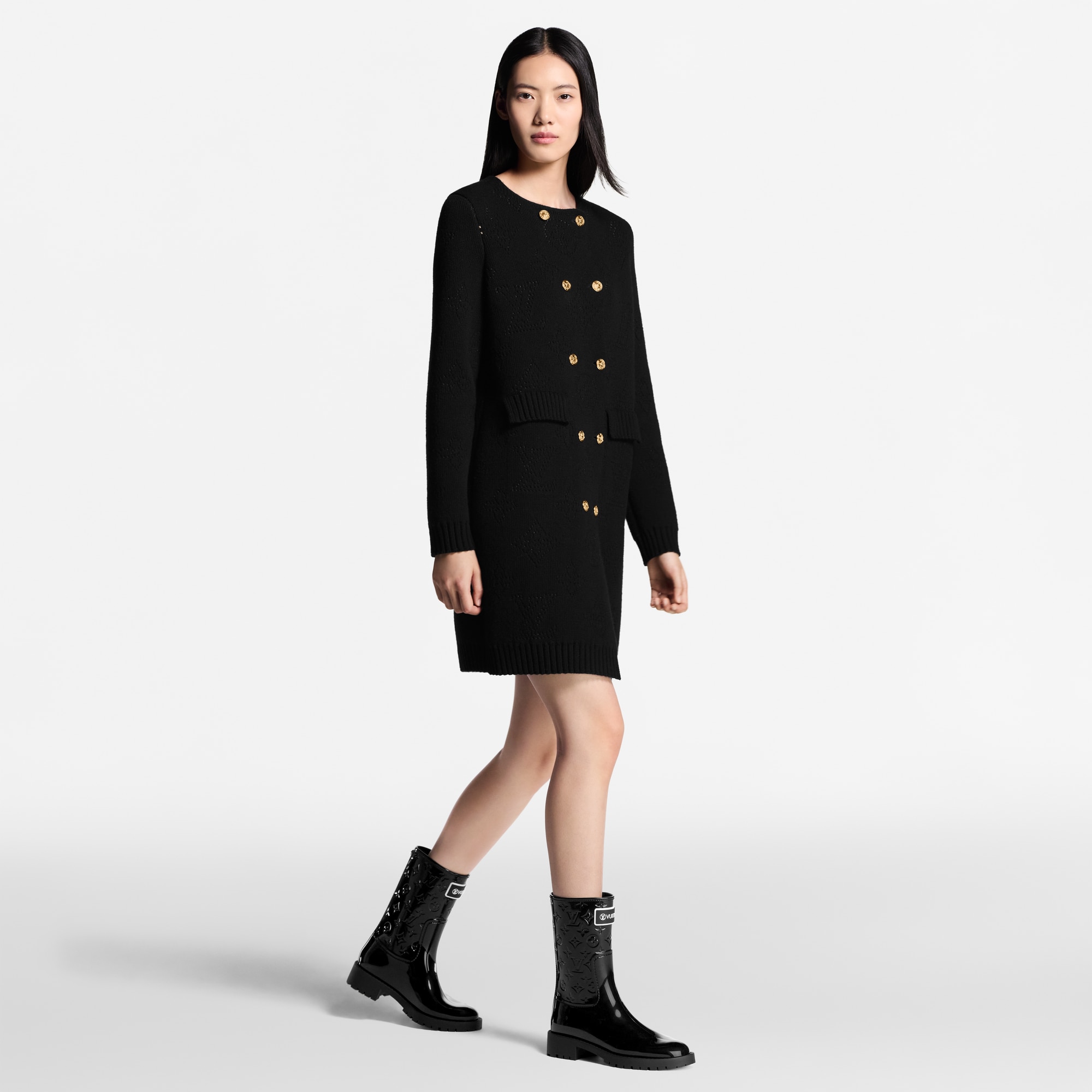 Women - Drops Flat Half Rain Boots  Women Shoes Boots and Ankle Boots | LOUIS VUITTON (Product zoom)