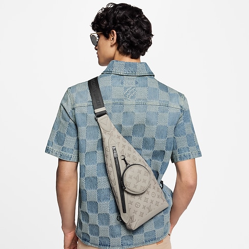 Bags and Small Leather Goods - Duo Slingbag Monogram Shadow Leather Bags and Small Leather Goods Women's Handbags New In | LOUIS VUITTON (Product zoom)