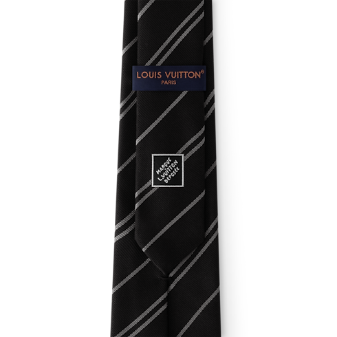 Men - Ecu Stripes Tie S00 Men Accessories Ties and Pocket Squares | LOUIS VUITTON (Product zoom)
