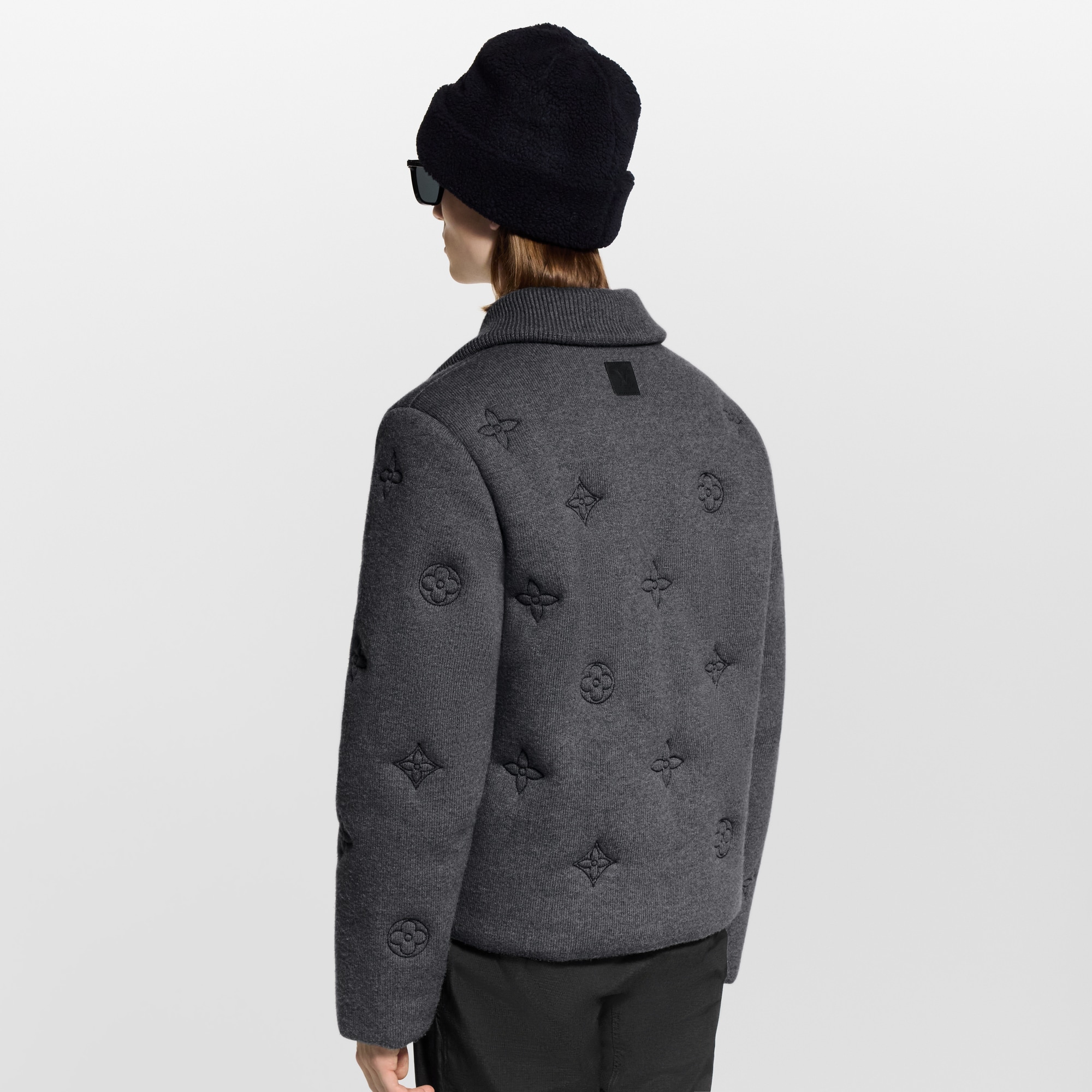 New - Elegant Monogram Knitted Down Blouson  New For Men LV Ski | LOUIS VUITTON (Product zoom)