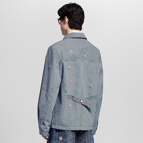 Men - Embellished Workwear Jacket Men Ready-to-Wear Outerwear and Coats | LOUIS VUITTON (Product zoom)