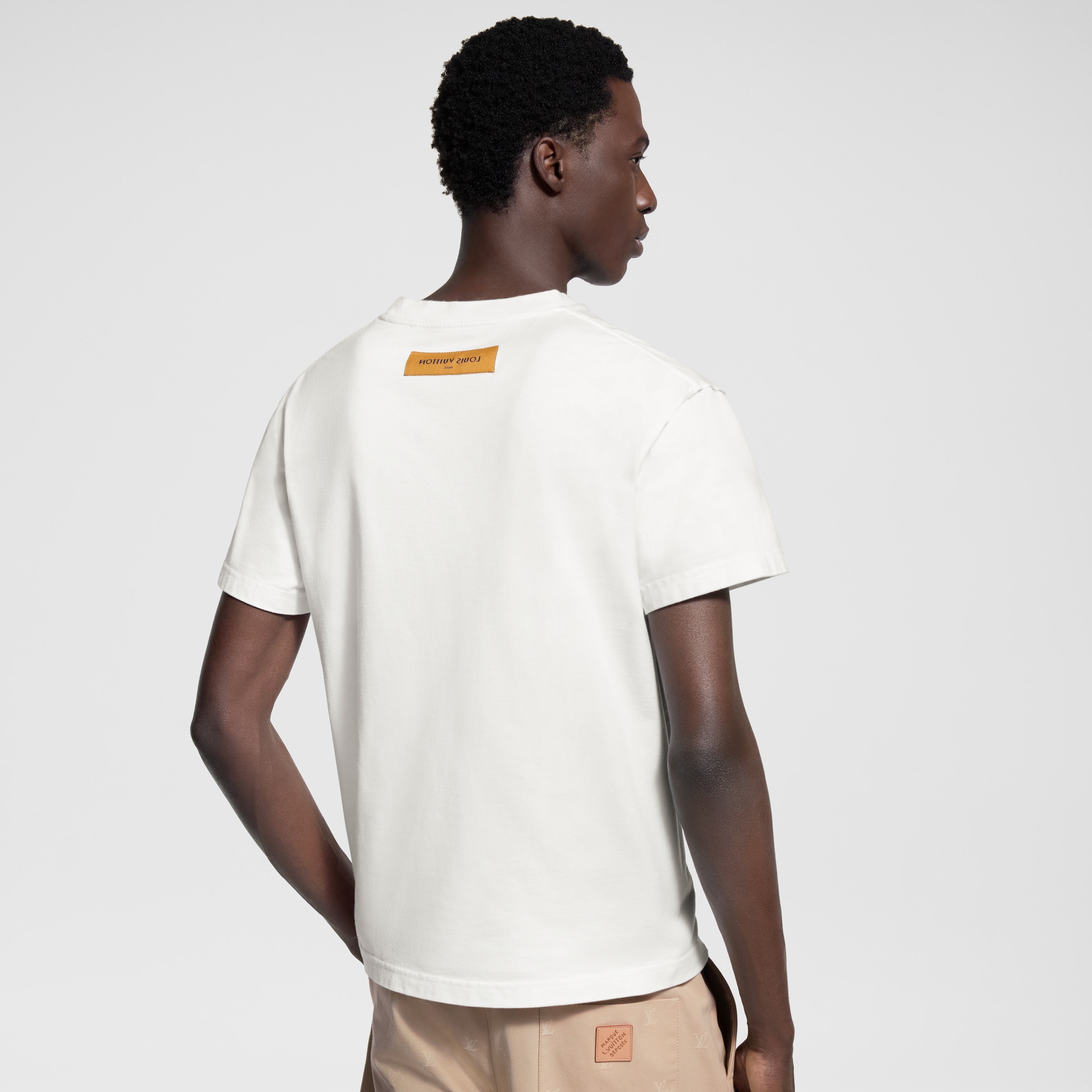 Men - Embossed LV T-Shirt  Men Ready-to-Wear T-Shirts and Polos | LOUIS VUITTON (Product zoom)