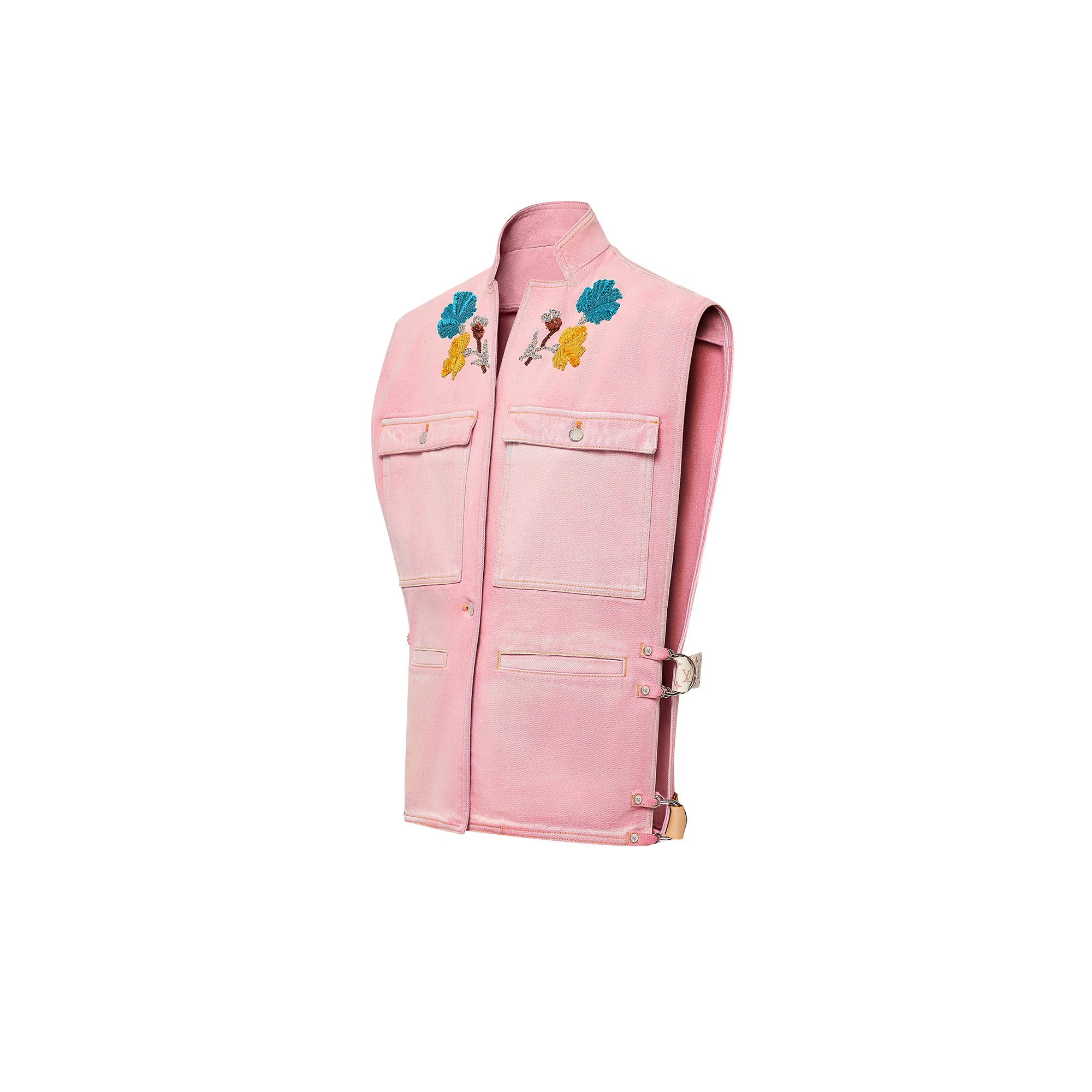  - Embroidered Accent Utility Jacket    } | LOUIS VUITTON (Product zoom)